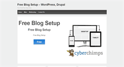Desktop Screenshot of freeblogsetup.com